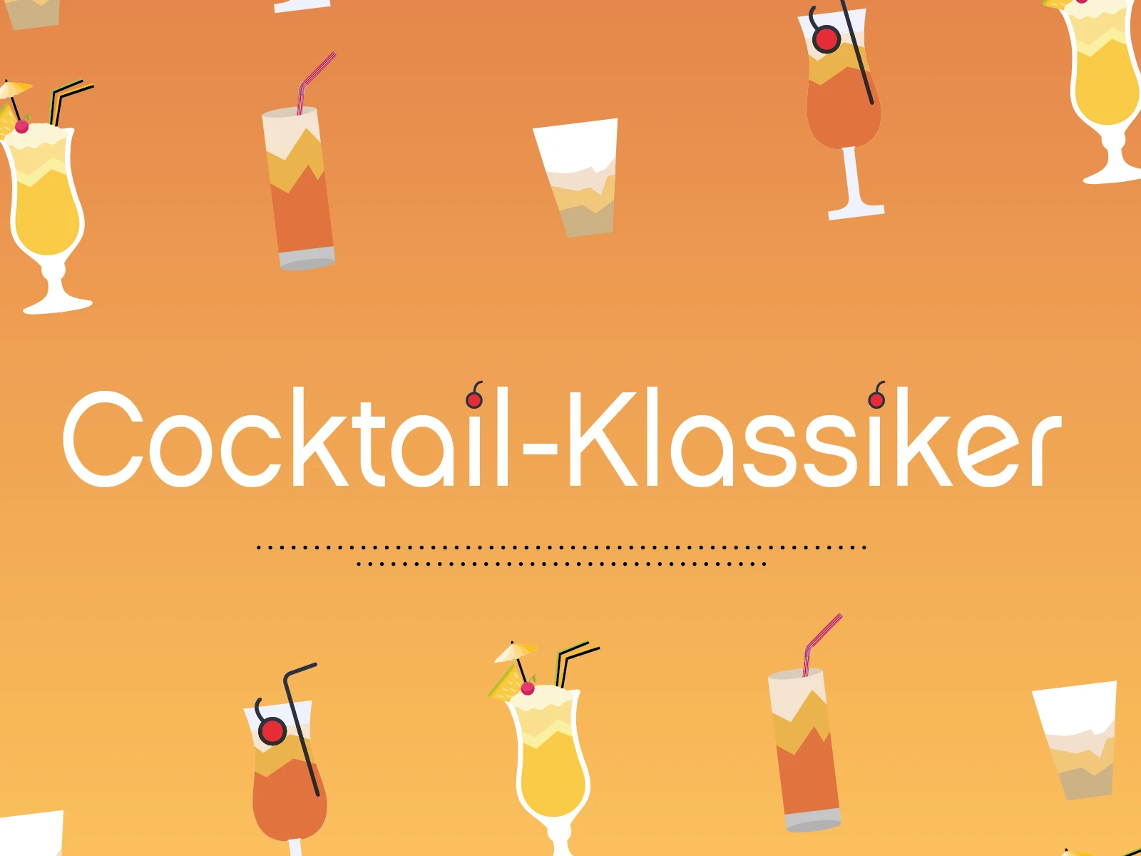 Header Cocktail-Klassiker Header Cocktail-Klassiker